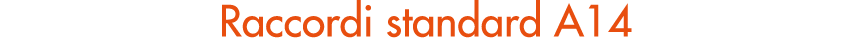 Raccordi standard A14