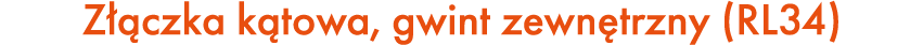 Z czka k towa, gwint zewn trzny (RL34)